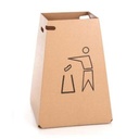 Affaldsstativ, DropBucket, med bund, Pap, til 100 liter sæk, (5 stk.)