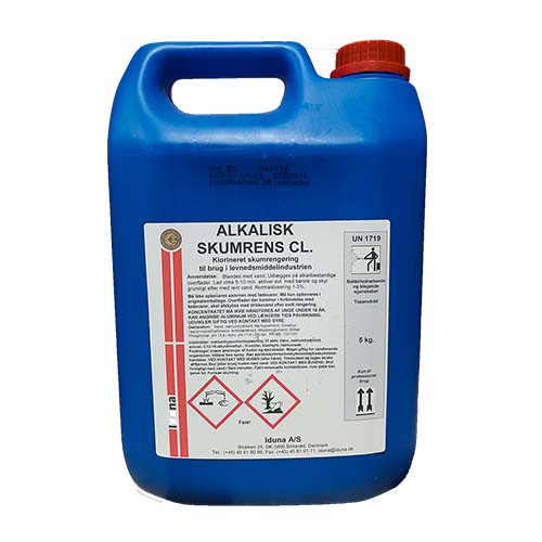 [12114] Alkalisk skumrengøring CL, Iduna, med klor, 5 L, (1 stk.)