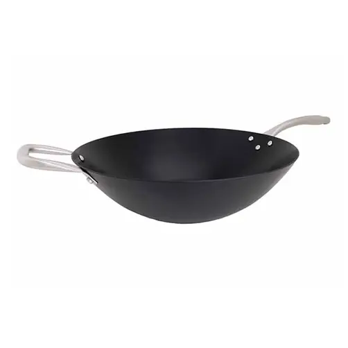 [42114] Wok pande m/ hank, Ø36cm, sort, non-stick, til alle varmekilder, FUSION PRO, (1 stk.)