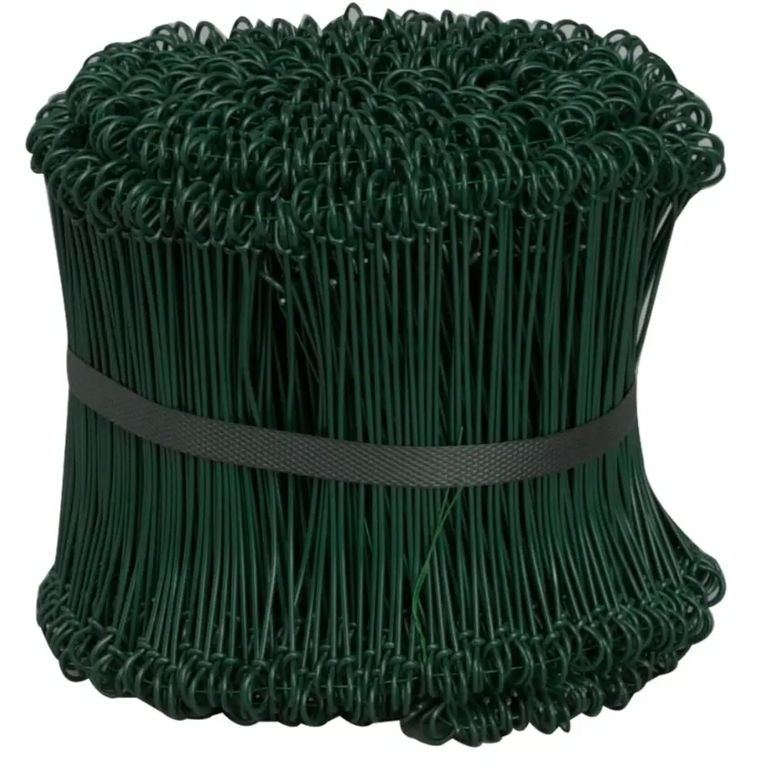 [42122] Stålsnøre, grøn, stål, 20cm, (1000 stk.)