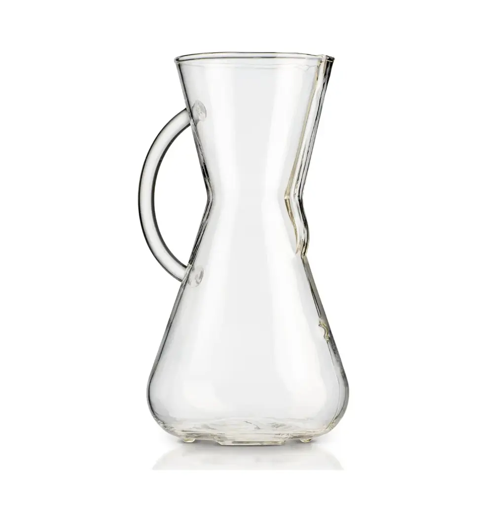 3-kops pour-over kaffebrygger med hank, CHEMEX CM-1GH, (1 stk.)