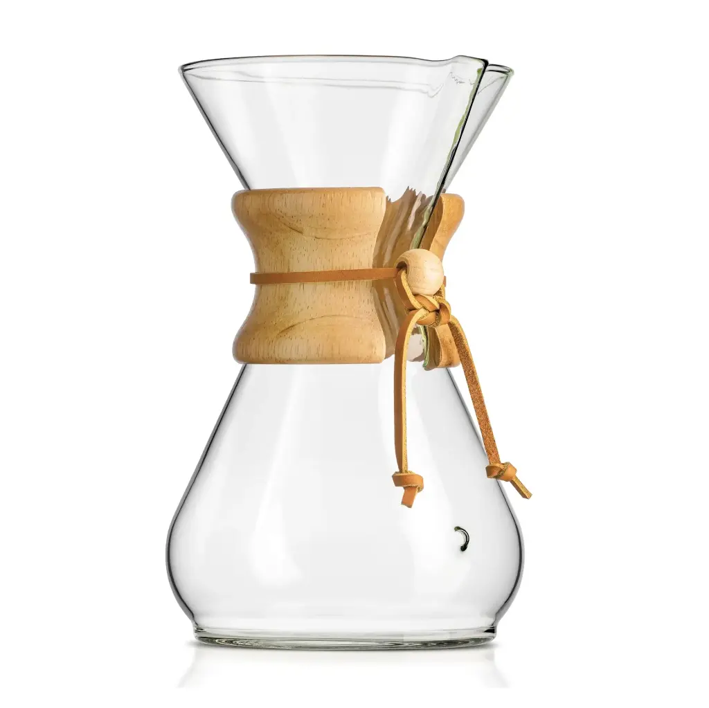 Pour over kaffebrygger, 8 kopper, CHEMEX CM-8A, (1 stk.)