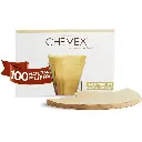 CHEMEX FP-2N kaffefiltre, brun, "half-moon", (1pk á 100 stk.)