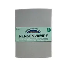 [42194] Rensesvamp, poleringssvamp, 17x13x0,5cm, grå, korn 280, (3 stk.)