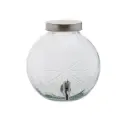 Juicedispenser - appelsin - 4L, glas & metallåg, (1 stk.)