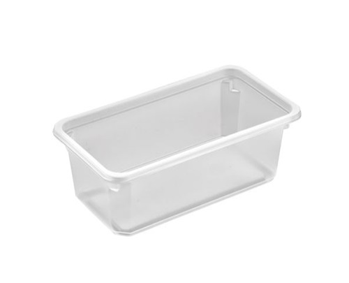 Kageboks, K2182-1F, 1-rum, 640 ml, 18x10x5 cm, APET, Klar, (608 stk.)