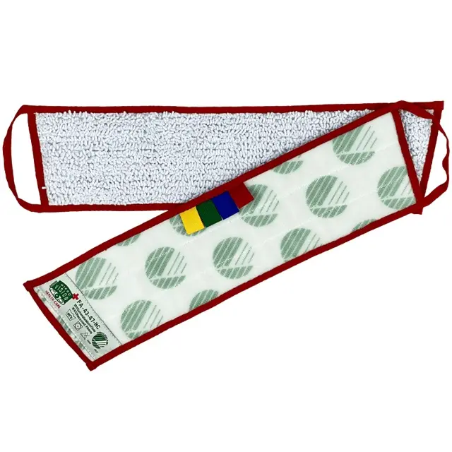 Kraftig mikrofibermoppe, 40 cm, NMF Mikro Vision Health Care, svanemærket, (5 stk.)