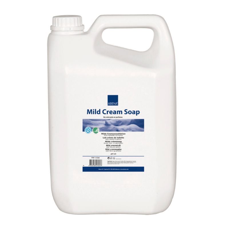 Mild Cremesæbe, 5000 ml, uden farve og parfume, (1 stk.)
