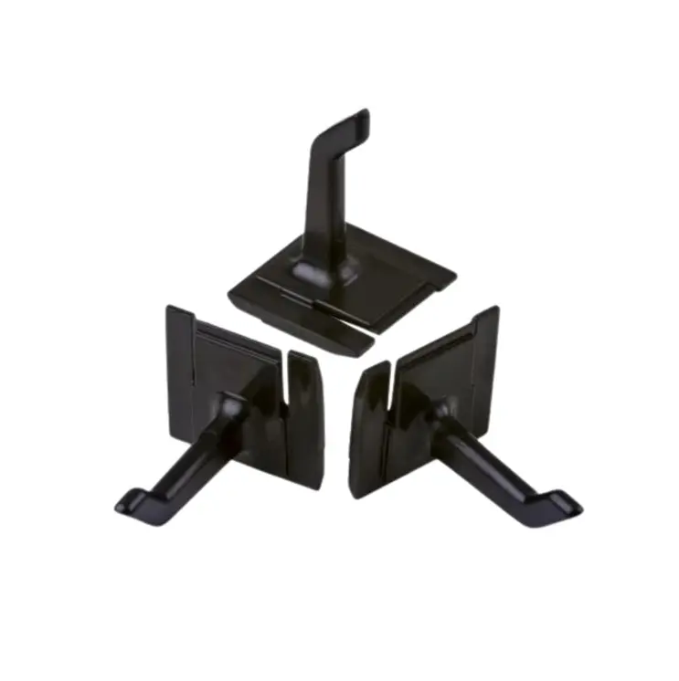 Kroge til Toolflex-skinne, sort, (3 stk.)