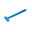 Glasskraber med lang skaft, 30cm, blå, m/ plastbeskyttelse, Eldorado Handy 300, (1 stk.)