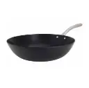 Wokpande, Ø22,5-Ø30cm, sort, carbon stål, alle varmekilder, FUSION PRO, (1 stk.)