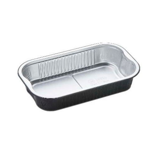 Alubakke, Ready2Cook, 964 ml, 23,4x13,8x4,3cm, sort, tilhørende 11195, (640 stk.)