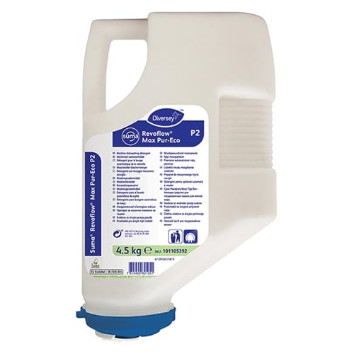 Maskinopvask, Pulver, RevoFlow, Max P2, uden Klor, til Blødt vand, 4.5 kg, (1 stk.)