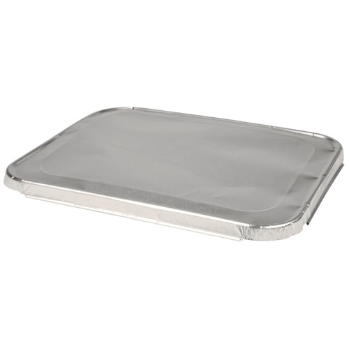 [10234] Låg til 1/2 GN alubakke, 32,5x26,5x1,5cm, aluminium, (10 stk.)