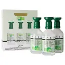 On-the-GO øjenskyl med øjenkop, 3x500 ml, steril natriumklorid (0,9 %), Plum Safety, 4620, (1 stk.)