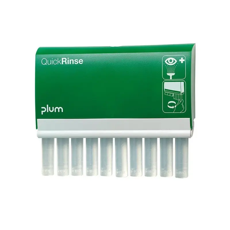 Øjenskyllestation, QuickRinse, 10x20 ml ampuller, Plum Safety, 4632, (1 stk.)