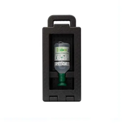 [43373] Øjenskyl iBox 1, 500 ml 0,9%, med øjenkop, Plum Safety, 4902, (1 stk.)