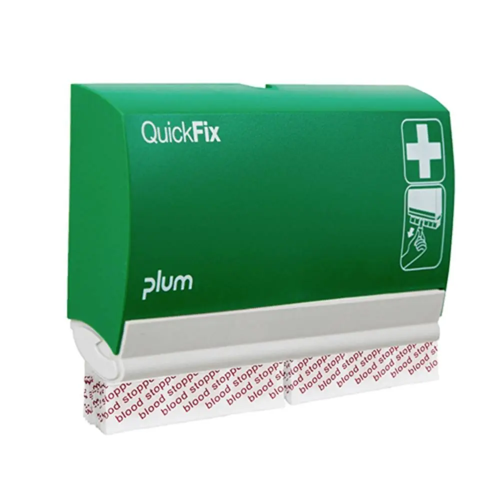 [43398] QuickFix plasterdispenser m/ 2x45 blodstopper refills, Plum Safety, 5510, (1 stk.)