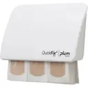 Plasterdispenser m/ 45 stk elastiske tekstilplastre, QuickFix UNO, hvid, Plum Safety, 5532, (1 stk.)
