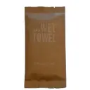 Vådserviet, Pure, "Wet Towel", brun, 100% bomuld (480 stk.)