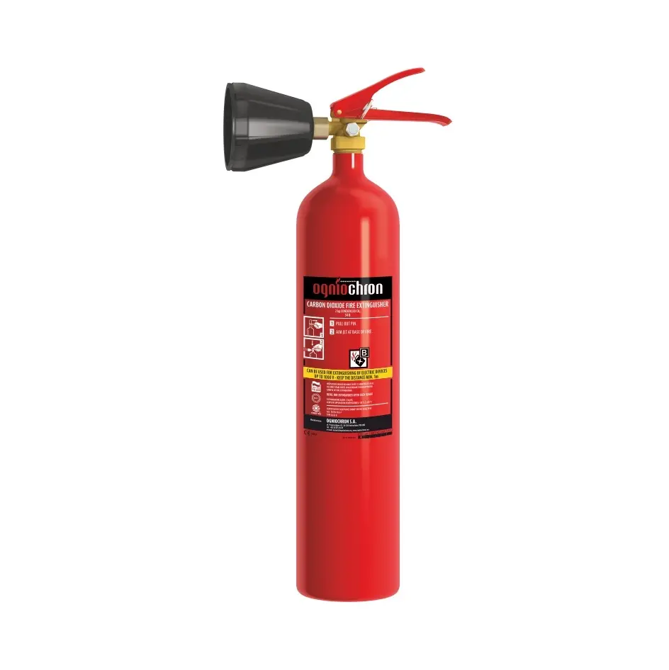 CO2 brandslukker, 2 kg, GS-basic - Ogniochron, excl. vægbeslag, (1 stk.)