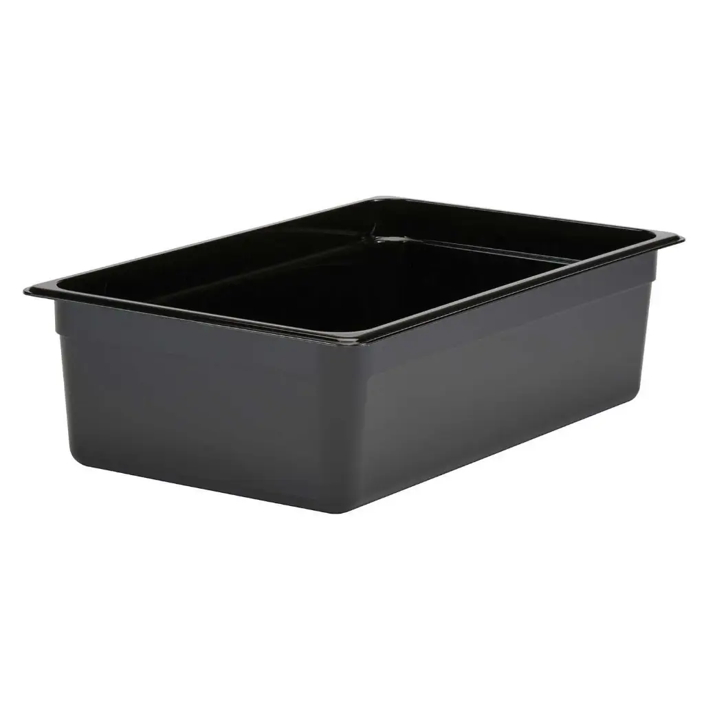 [43496] Plastkantine, Cambro, 1/1GN, 19.5L, 53x32.5x15cm, Polycarbonat, Sort, (1 stk.)