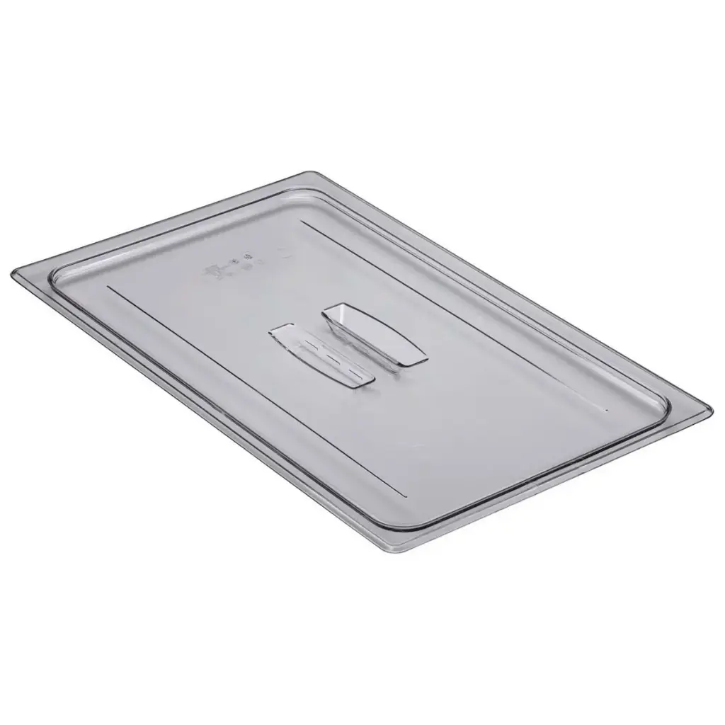 [43499] Låg til kantine, med håndtag, Cambro, 1/1GN, 53x32.5cm, Polycarbonat, Klar, (1 stk.)