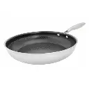 Non-stick stegepande, hybrid all-round, Ø20-28cm, HexaPro, sølv, alle varmekilder, (1 stk.)