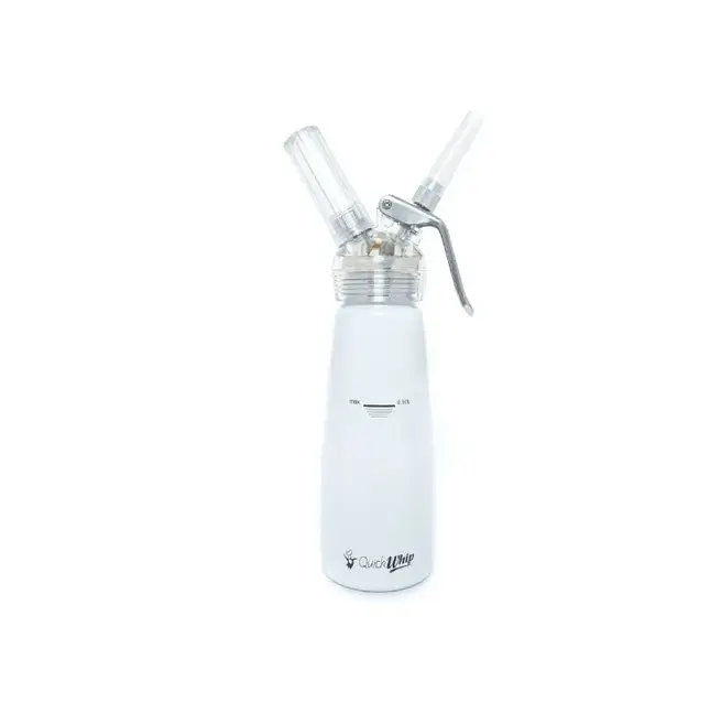 Flødeskumssprøjte, 500ml, QuickWhip, sort eller hvid, (1 stk.)
