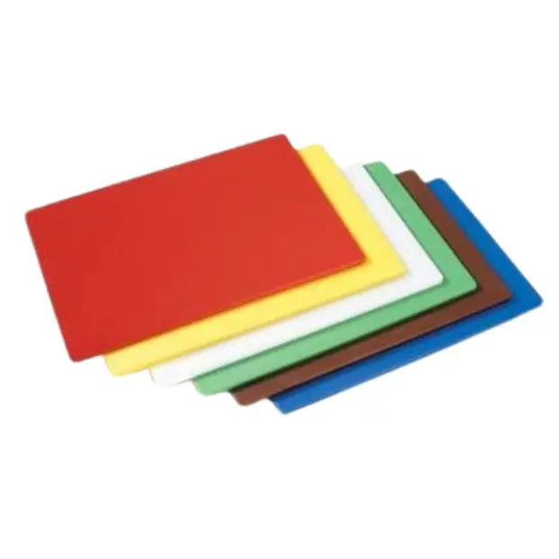 [43663] Skærebræt, 45x30x1.2cm, PE-plast, flere farver, (1 stk.) (Grøn)