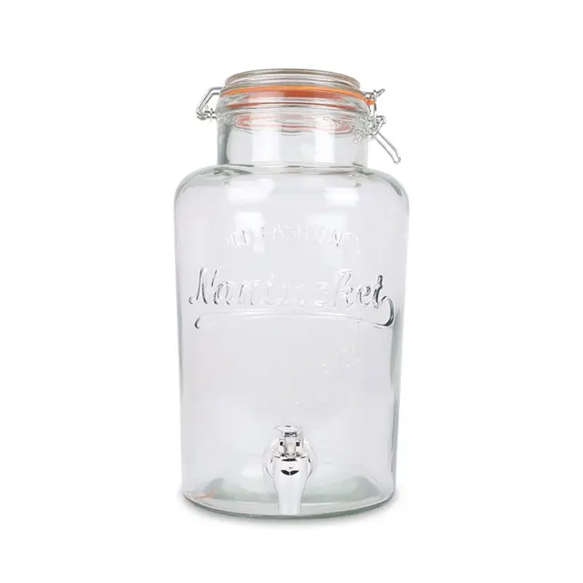 [43679] Drinksdispenser med taphane, 6ltr, Ø19xB19xH33,5cm, til kolde drikke, (1 stk.)