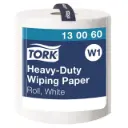 Industriaftørring, W1, 2-lag, Ø37,5cm, B36,9cm xL340m, nyfiber, hvid, Tork 130060, (1 stk.)