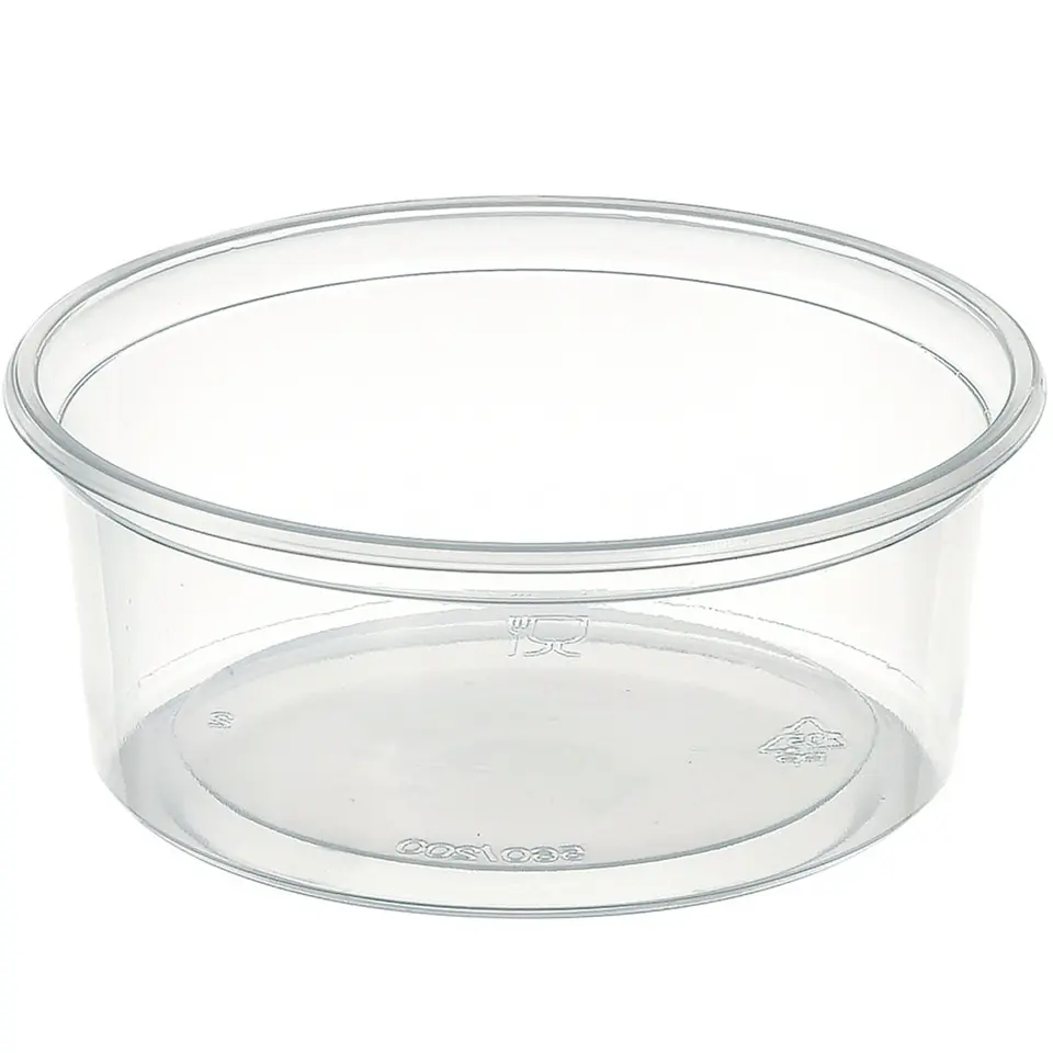 Bæger, Delipack, PP, transparent, rund, 200 ml, (1000 stk.)