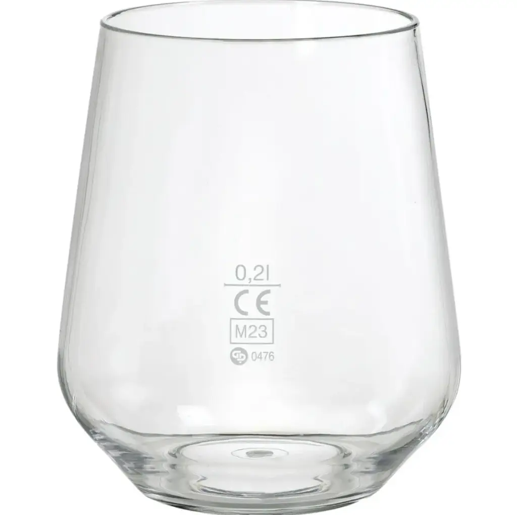 [43714] Drikkeglas, Duni, 6,3x6,3x10cm, 30 cl, klar, tritan-plast, Elegance, flergangs, (6 stk.)
