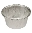 Rund aluform, 115ml, Ø8x3,7cm, aluminium, tilhørende 11078, (150 stk.) 