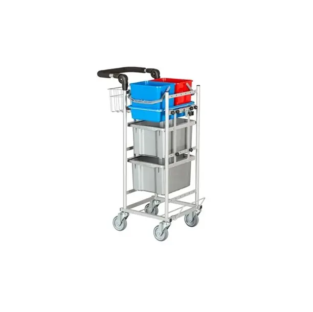 Rengøringsvogn, Ergo Super Kompakt - model 4, Tina Trolleys, (1 stk.)