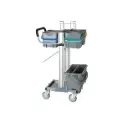 Lille rengøringsvogn m/ 4x6 ltr., affalds- & handskeholder, Exclusive Drypsystem, Tina Trolleys, (1 stk.)