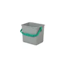 Rengøringsspand, 6 ltr, 24x19x22cm, grå/grøn, Tina Trolleys, (1 stk.)