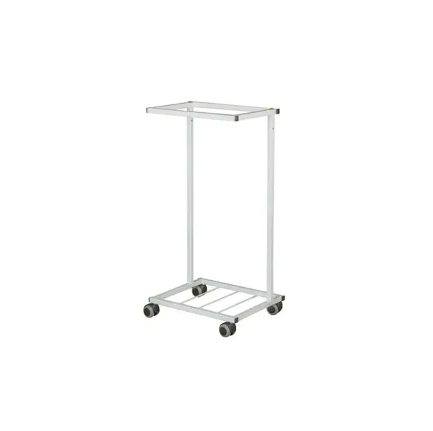 Affaldsstativ på hjul, 110 ltr, hvid, Tina Trolleys, (1 stk.)