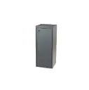 Affaldsspand m/ softclose lukket låg, 100 ltr, 35x36x86,5cm, grå, Tina Trolleys, (1 stk.)