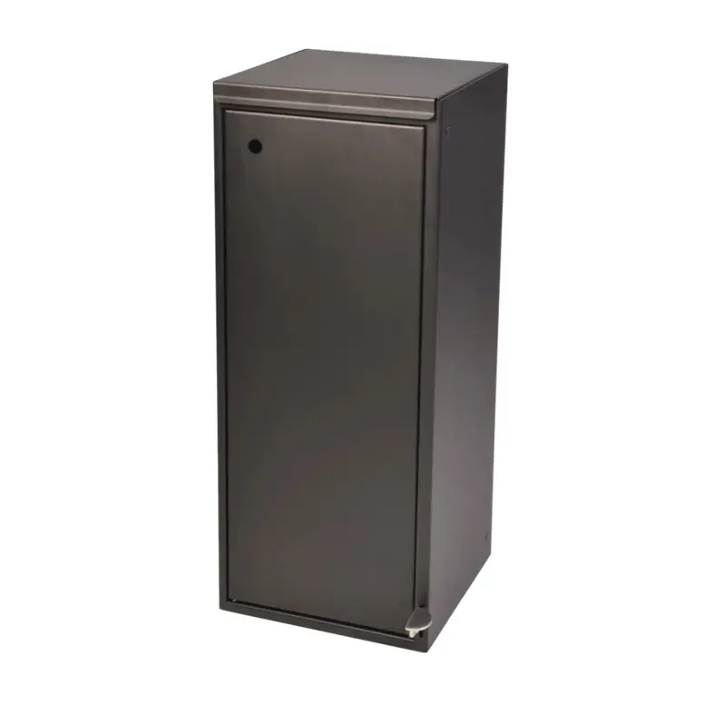 Affaldsspand m/ pedal, 100 ltr, sort, Tina Trolleys, (1 stk.)