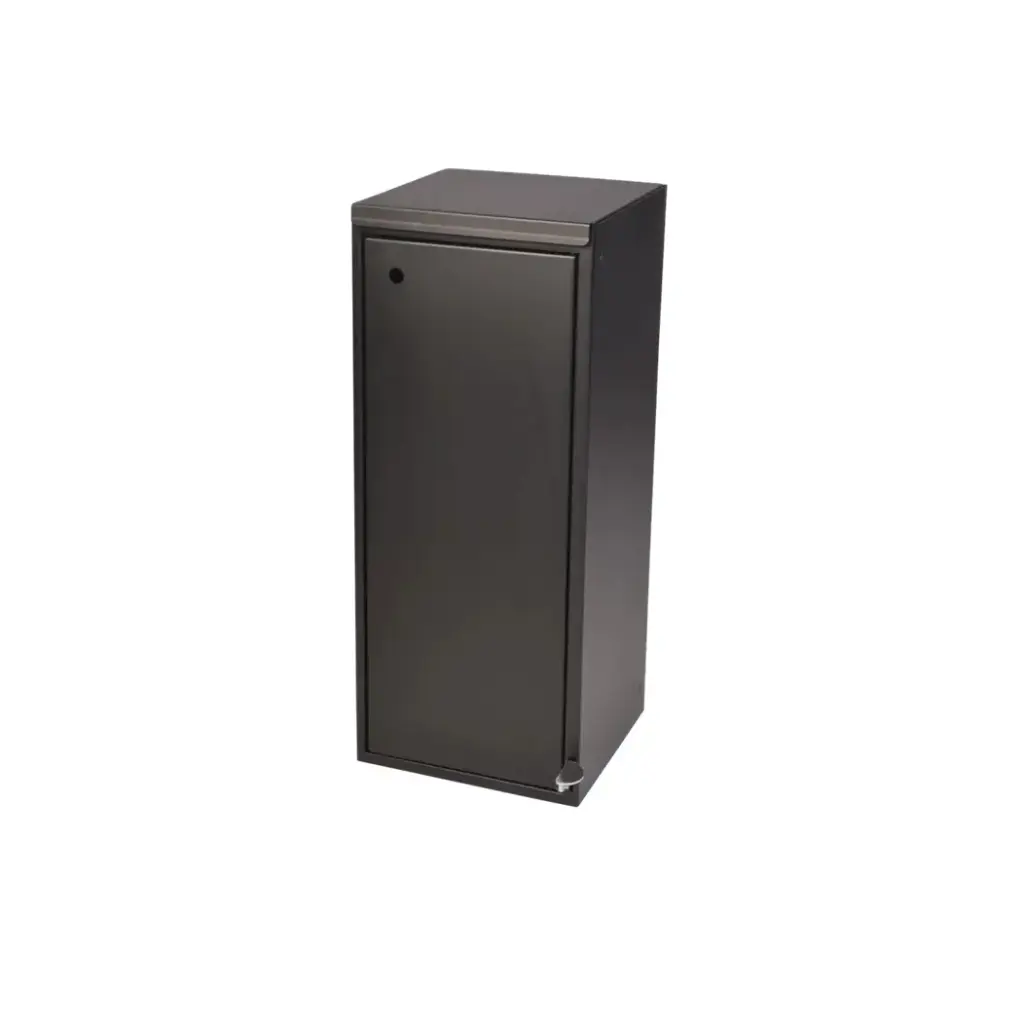 [44012] Affaldsspand m/ pedal, 2x60 ltr, 41x35x86,5cm, sort, Tina Trolleys, (1 stk.)