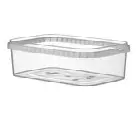 [44033] Condibøtte, 19,2x12,6x6,5cm, 1000 ml, klar, PP, 1-rums, tilhørende 10478, (12 stk.)