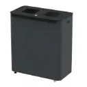Eco Star affaldsstation m/ 2x60L spande, 70,5x64,5x35,5cm,  (1 stk.)