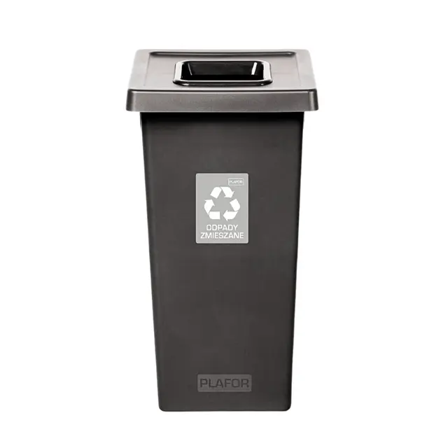 Style affaldsspand, 75 liter, 39x39xh73cm, sort, (1 stk.)