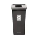 Style affaldsspand, 75 liter, 39x39xh73cm, sort, (1 stk.)