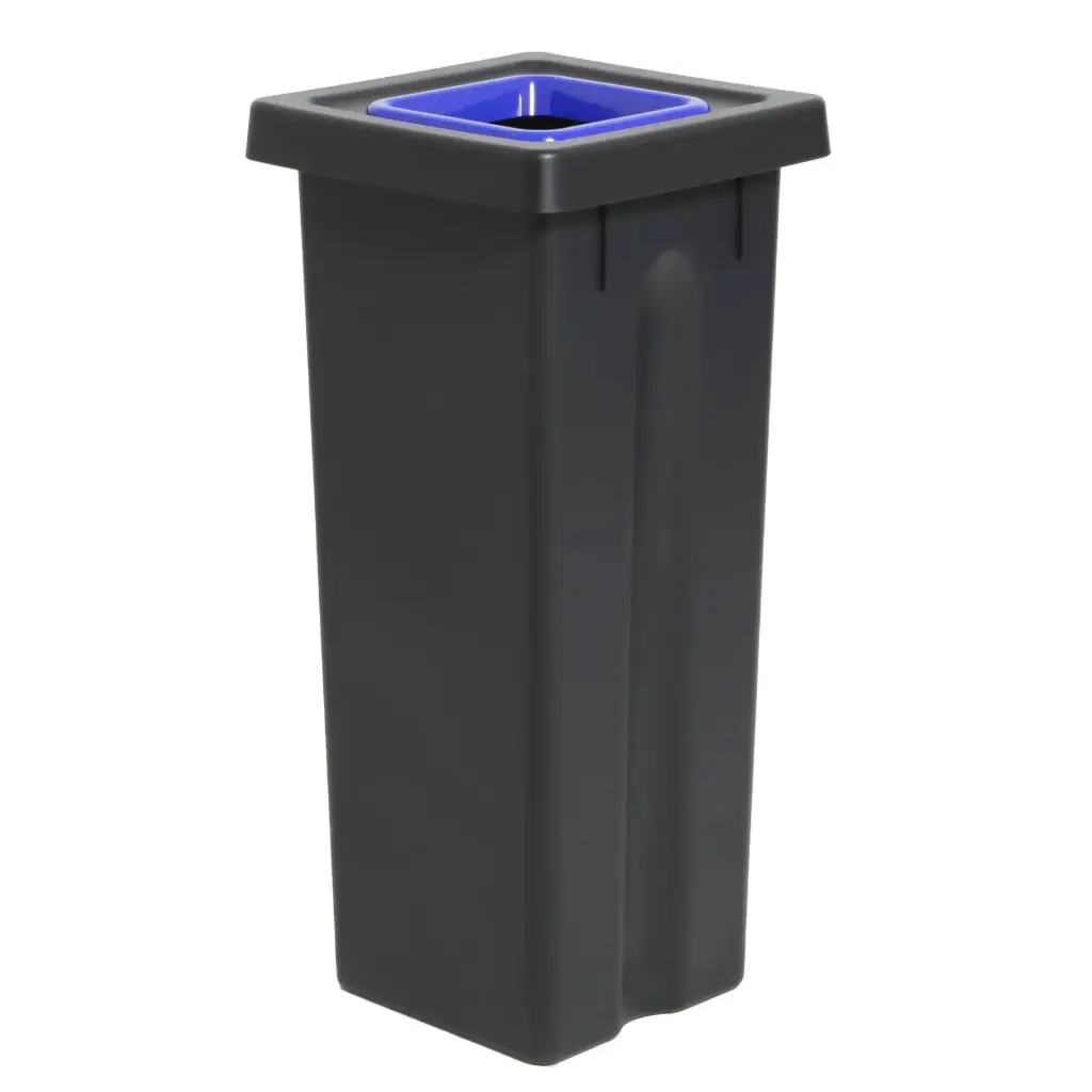 [44134] Style affaldsspand, 53 ltr, 74x33x33 cm, flere farver, (1 stk.) (Blå)