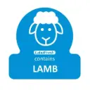 HACCP labels - allergenmærkning, lam, 3x3 cm, LabelFresh, (pk á 500 stk.)
