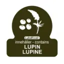 HACCP labels - allergenmærkning, lupin, 3x3 cm, LabelFresh, (pk á 500 stk.)