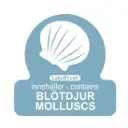HACCP labels - allergenmærkning, bløddyr, 3x3 cm, LabelFresh, (pk á 500 stk.)